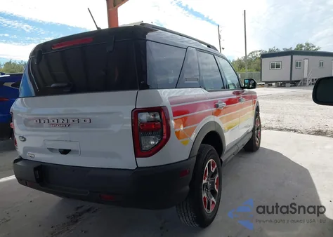 2024 Ford Bronco Sport Free Wheeling z USA, uszkodzony, nr VIN 3FMCR9K68RRF45249